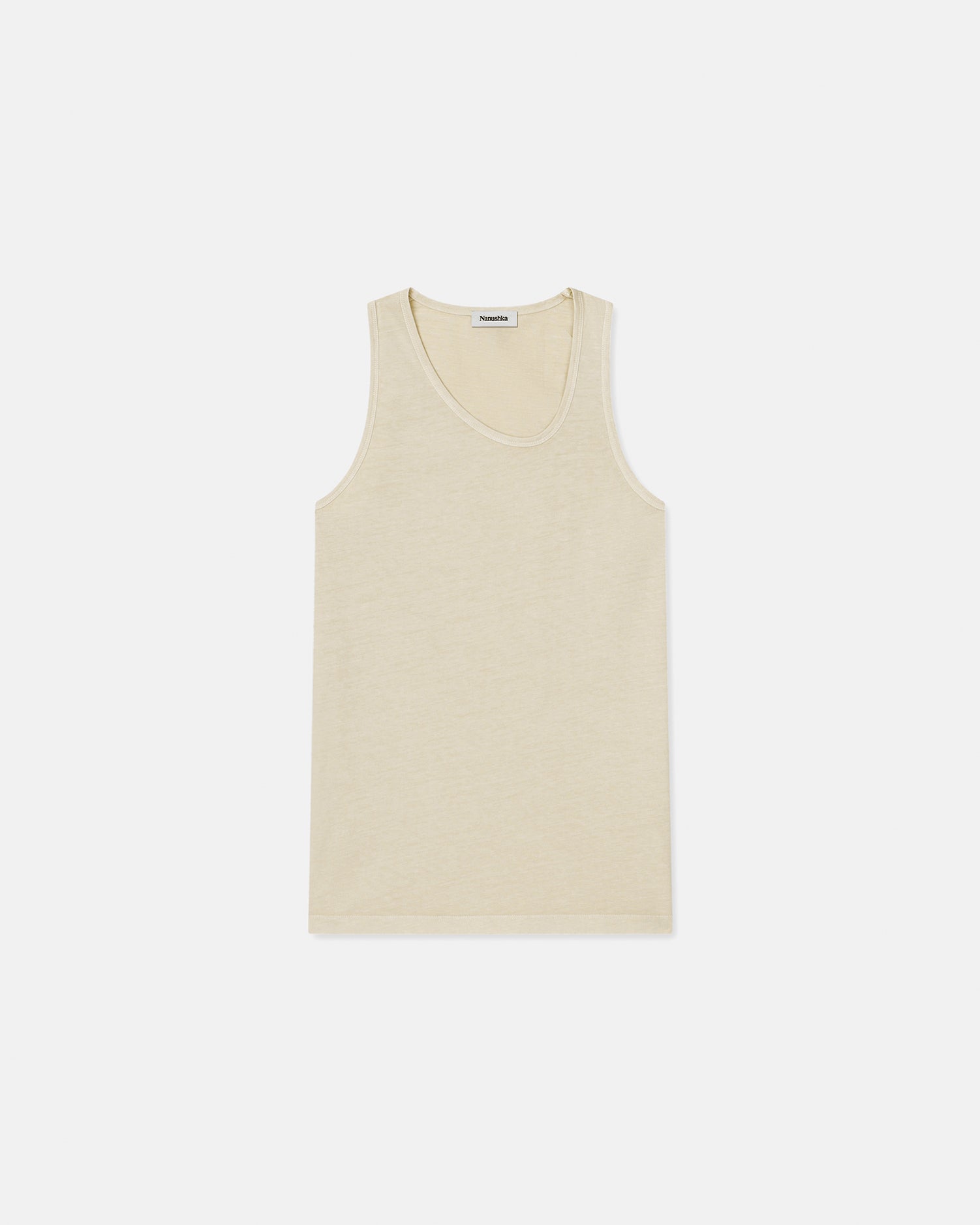 Nanushka Aziz - Organically Grown Cotton Tank Top - Shell