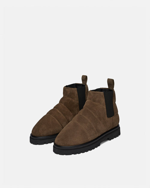 Nanushka Bede - Rounded Toe Boot - Olive