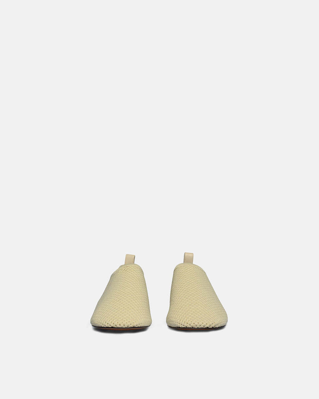 Nanushka Buju - Mesh-Knit Square-Toe Slip-On Shoes - Sand Mesh