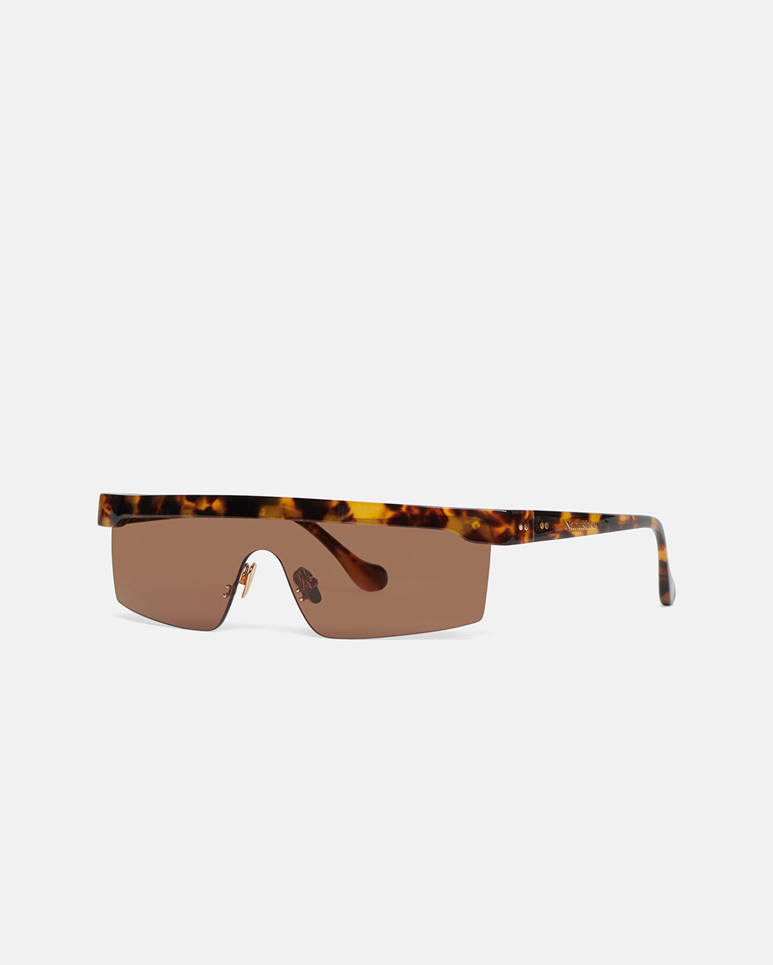 Nanushka Callias - Bio-Plastic Sunglasses - Dark Amber