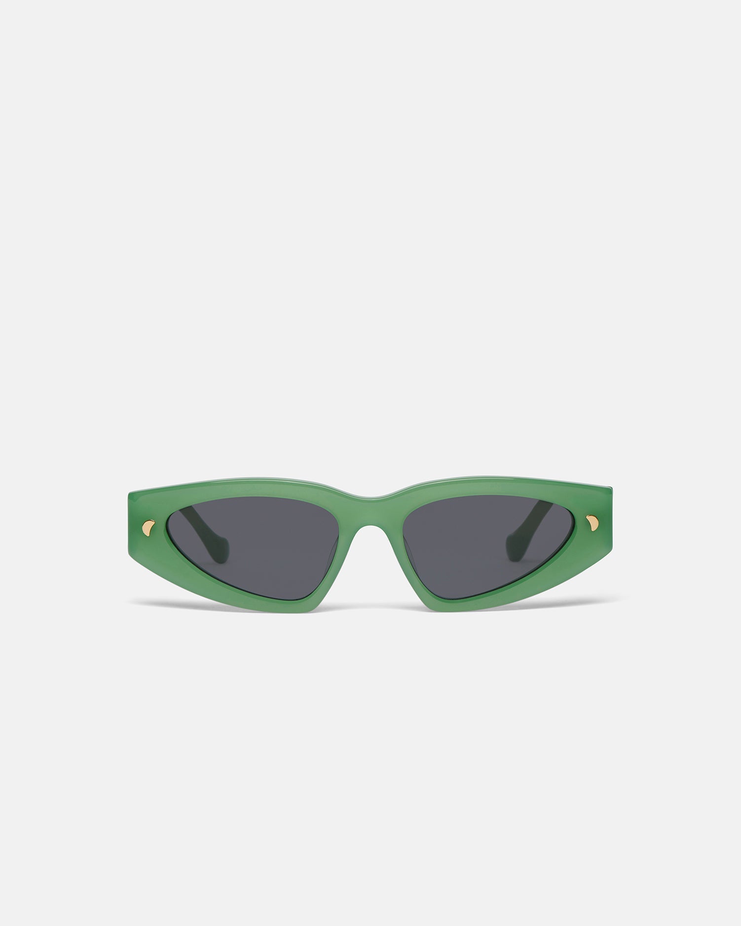 Nanushka Crista - Bio-Plastic D-Frame Sunglasses - Green