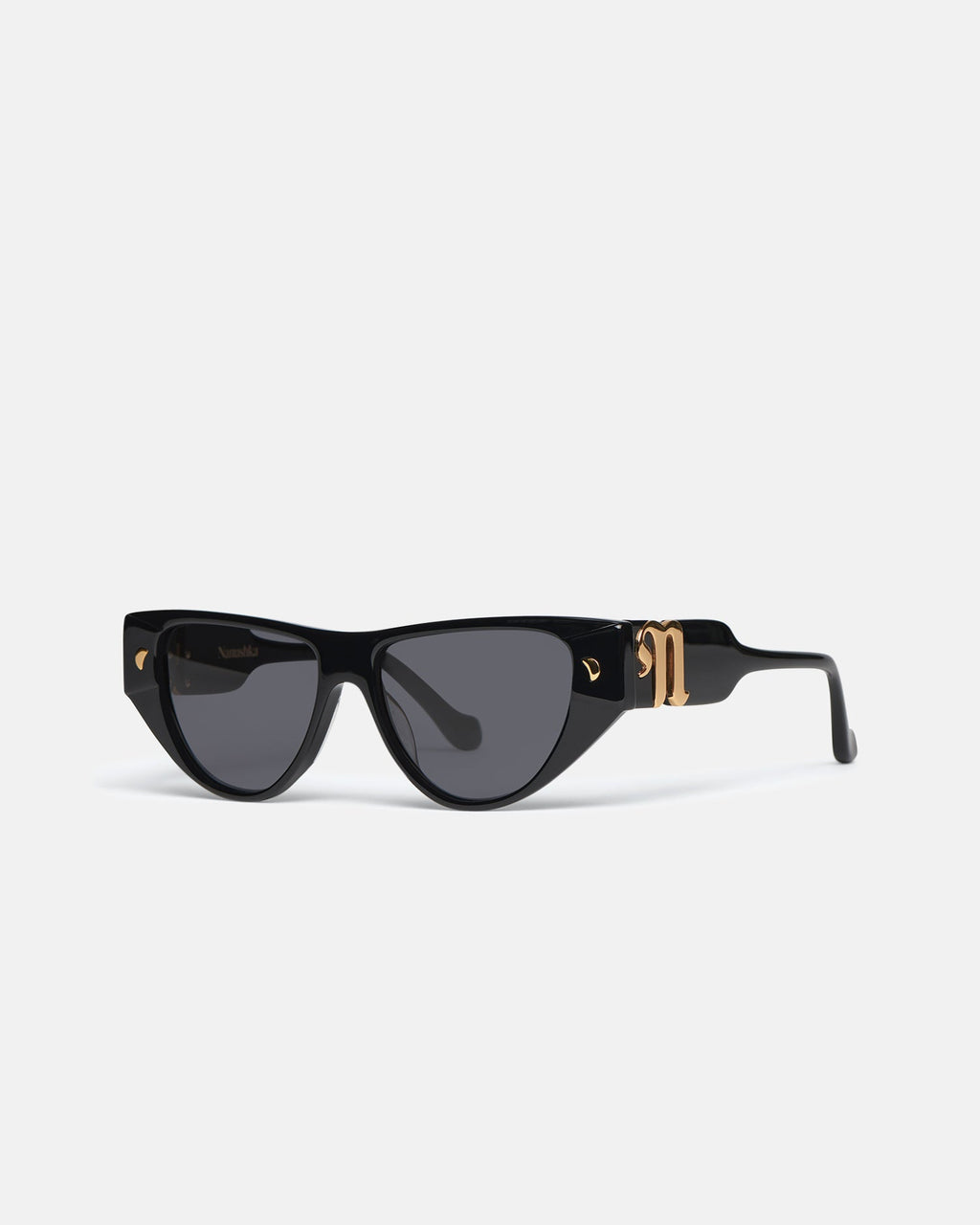 Nanushka Emme - Bio-Plastic Cat-Eye Sunglasses - Black