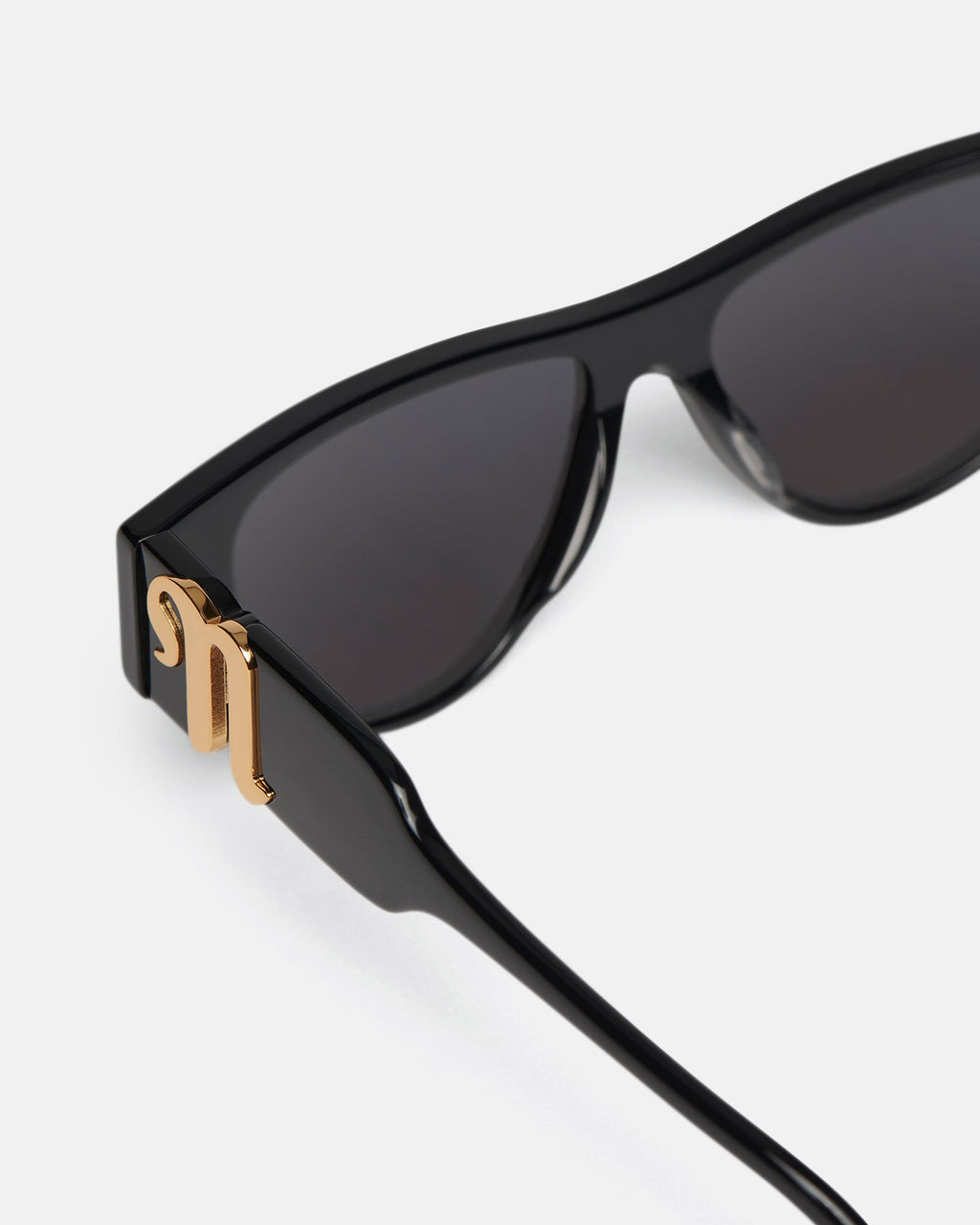 Nanushka Emme - Bio-Plastic Cat-Eye Sunglasses - Black