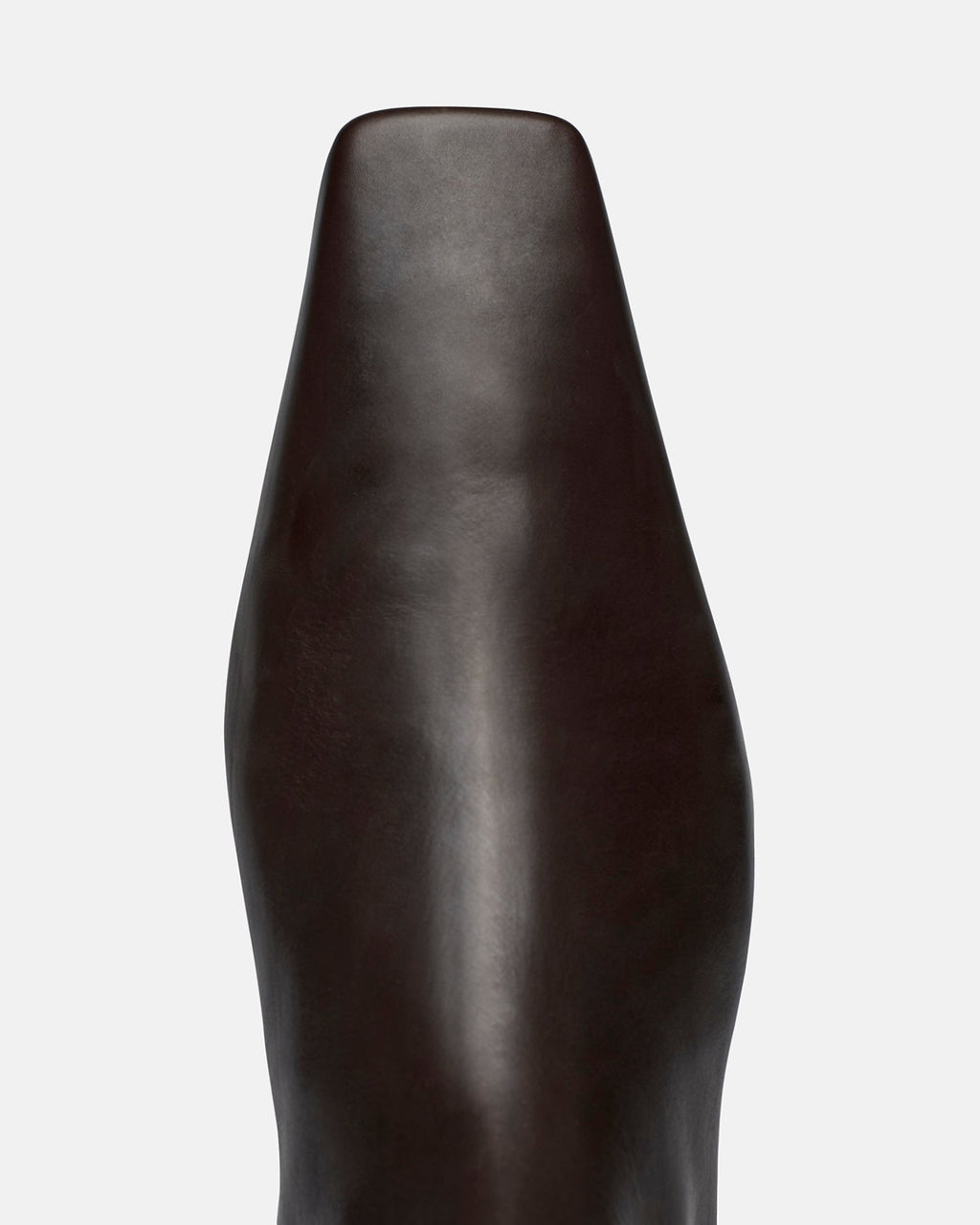 Nanushka Isla - Elongated Square Toe Boots - Dark Chocolate