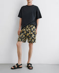 Nanushka Doxxi - Printed Silk Twill Shorts - Black Floral