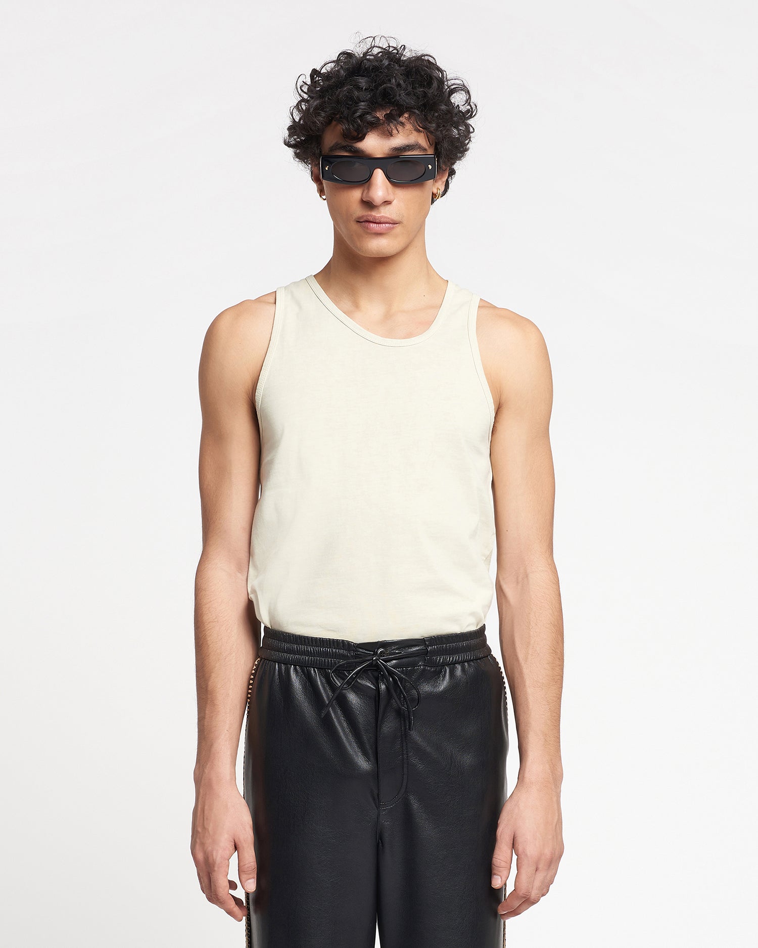 Nanushka Aziz - Organically Grown Cotton Tank Top - Shell