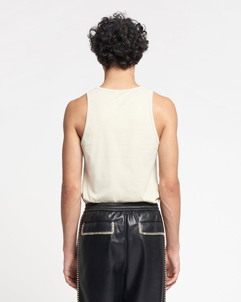 Nanushka Aziz - Organically Grown Cotton Tank Top - Shell