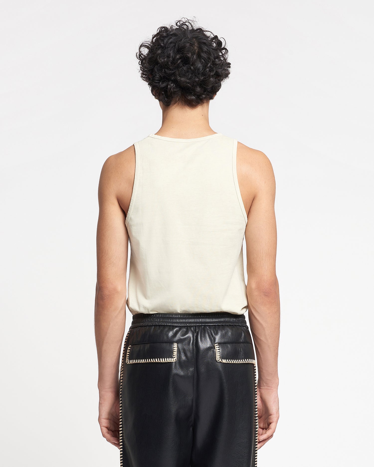 Nanushka Aziz - Organically Grown Cotton Tank Top - Shell