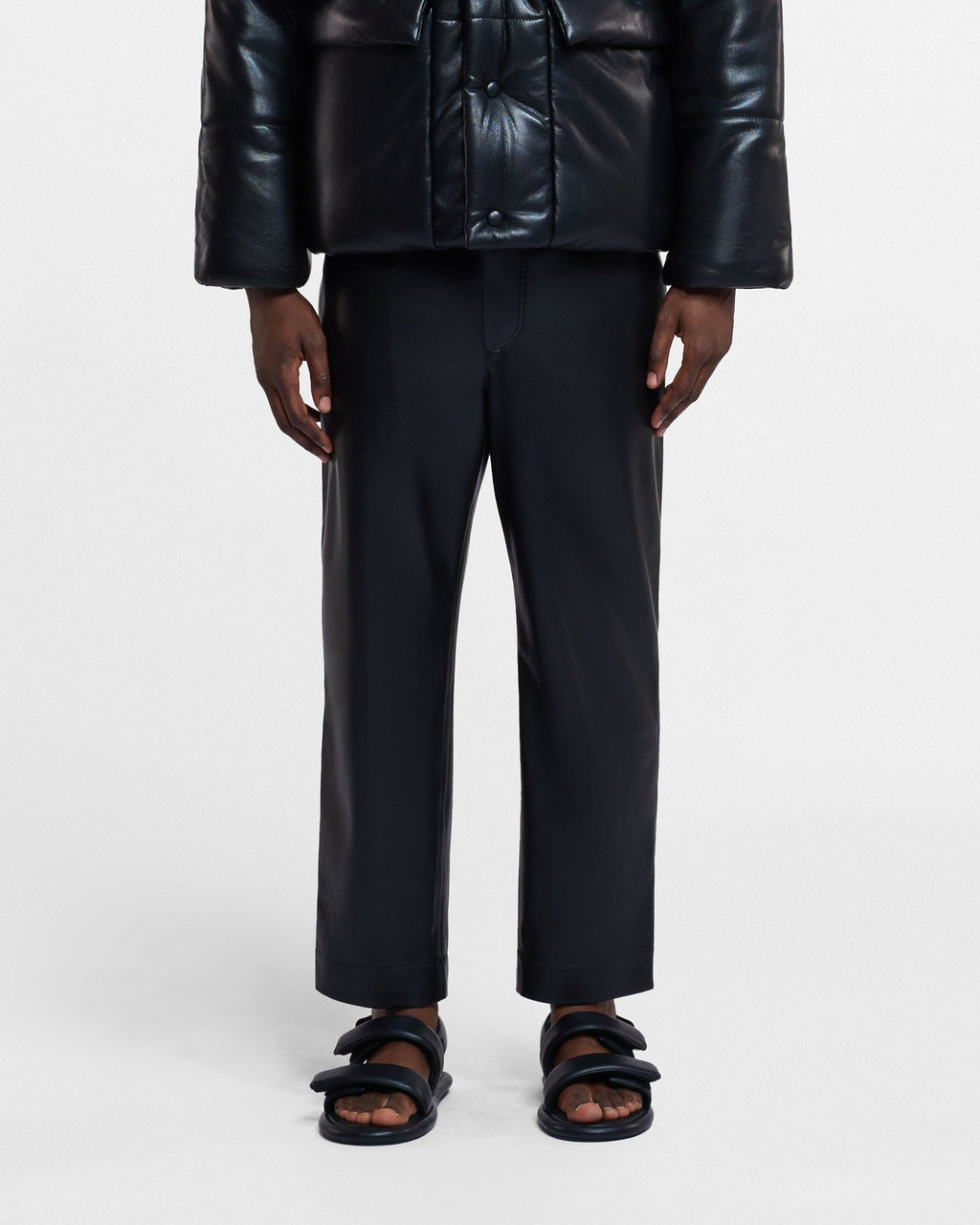 Nanushka Jain - Okobor™ Alt-Leather Relaxed Pants - Black
