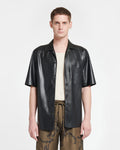 Nanushka Bodil - Okobor™ Alt-Leather Shirt - Black