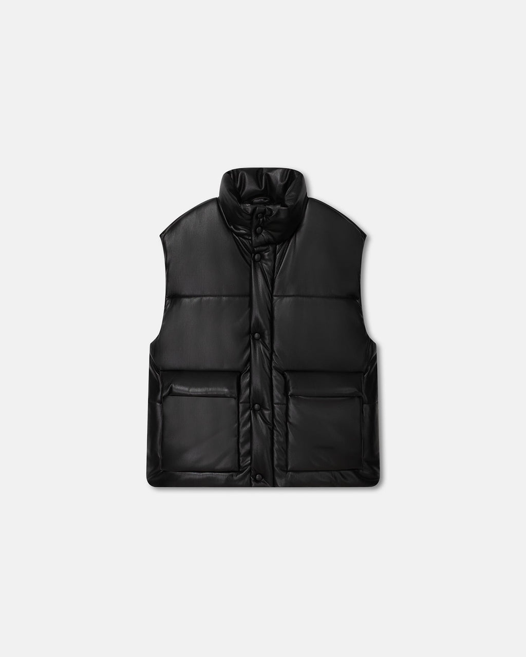 Nanushka Jovan - Okobor™ Alt-Leather Gilet - Black
