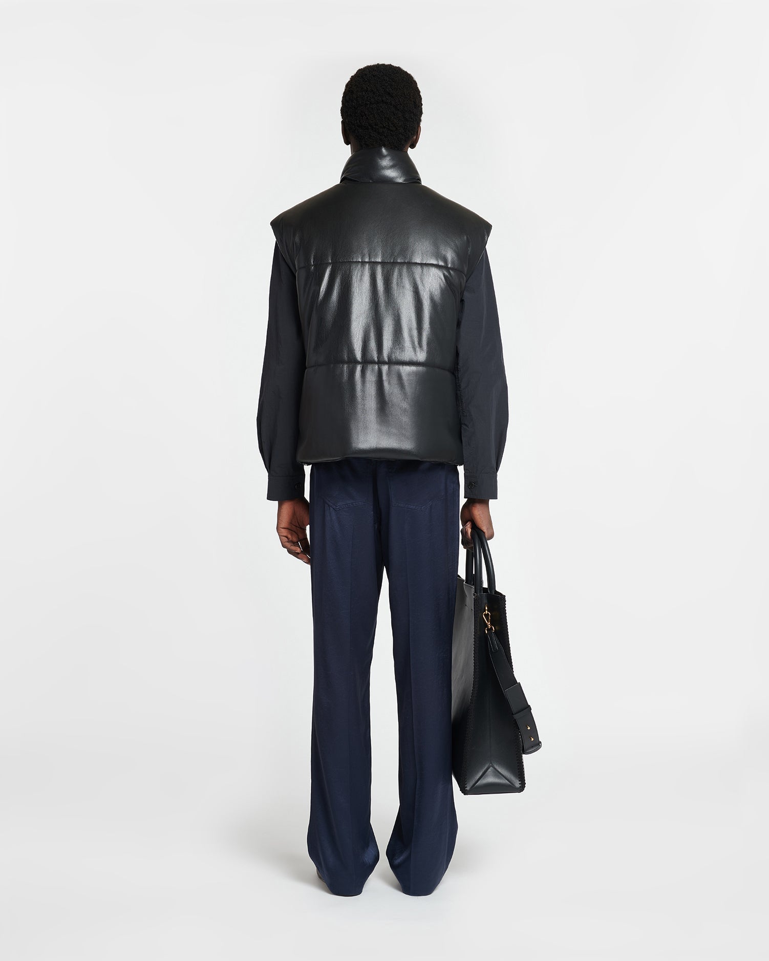 Nanushka Jovan - Okobor™ Alt-Leather Gilet - Black