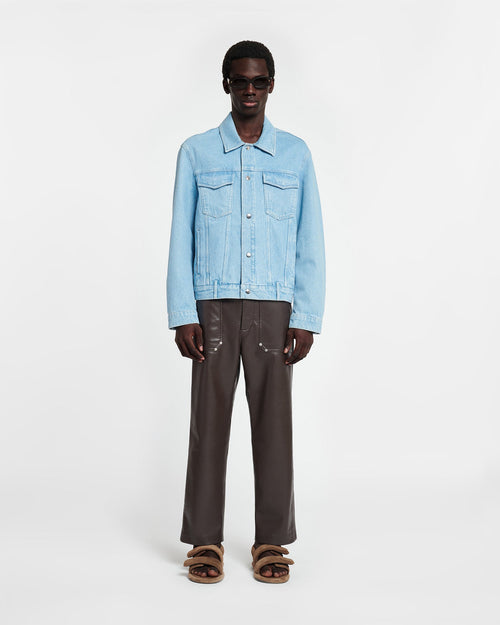Nanushka Boyce - Patch Pocket Denim Jacket - Eco Light Wash