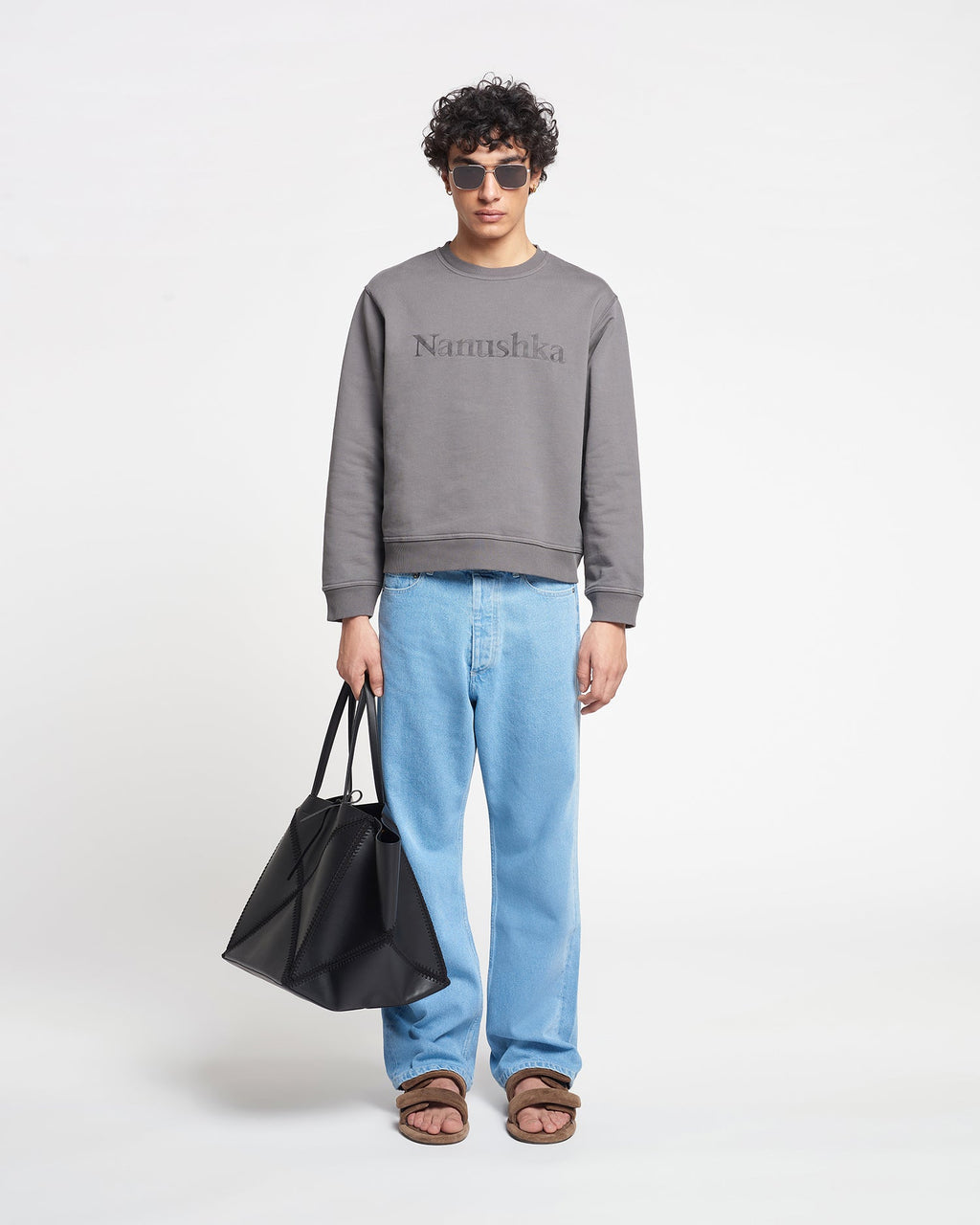 Nanushka Gannon - Straight-Leg Jeans - Eco Light Wash