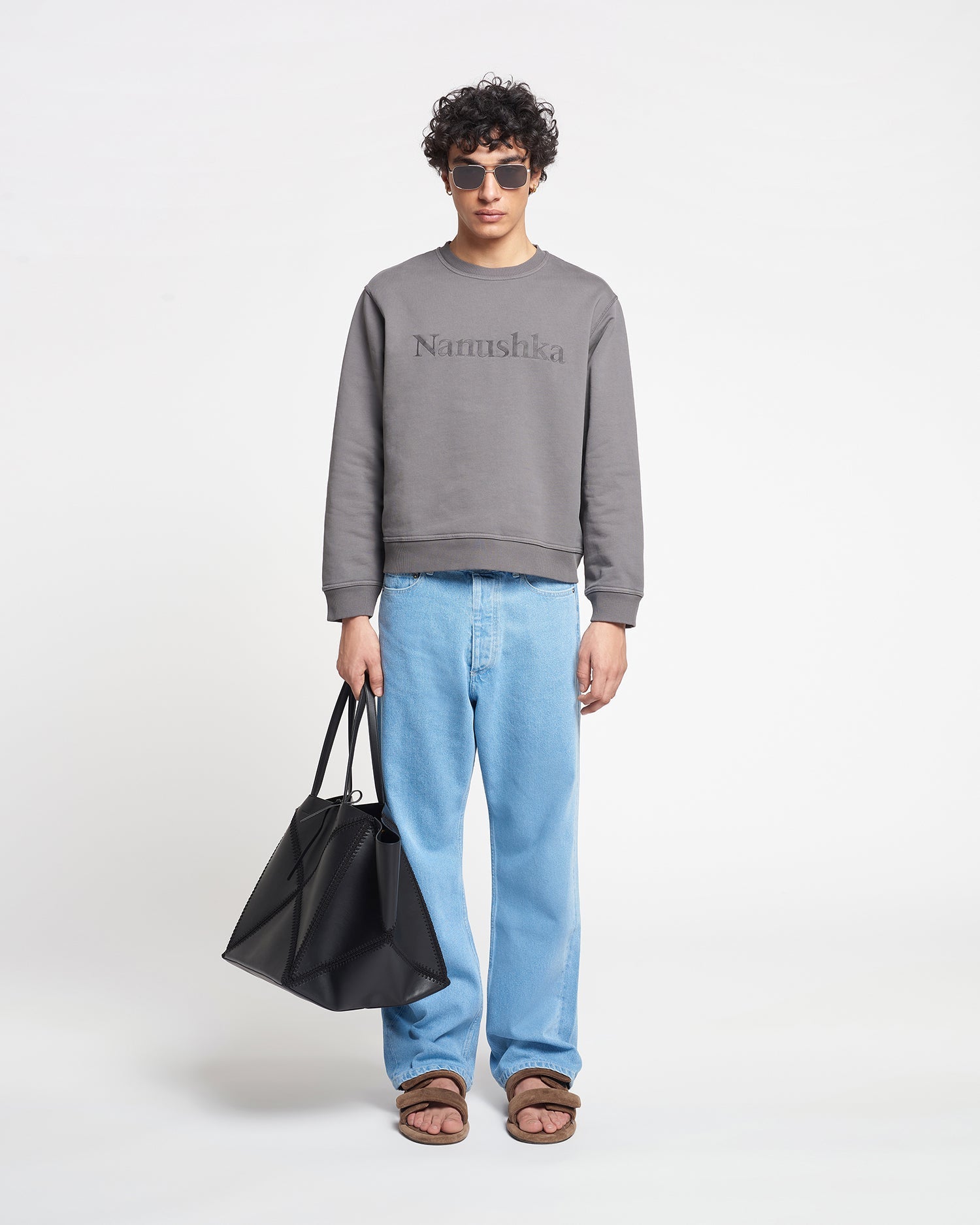 Nanushka Gannon - Straight-Leg Jeans - Eco Light Wash