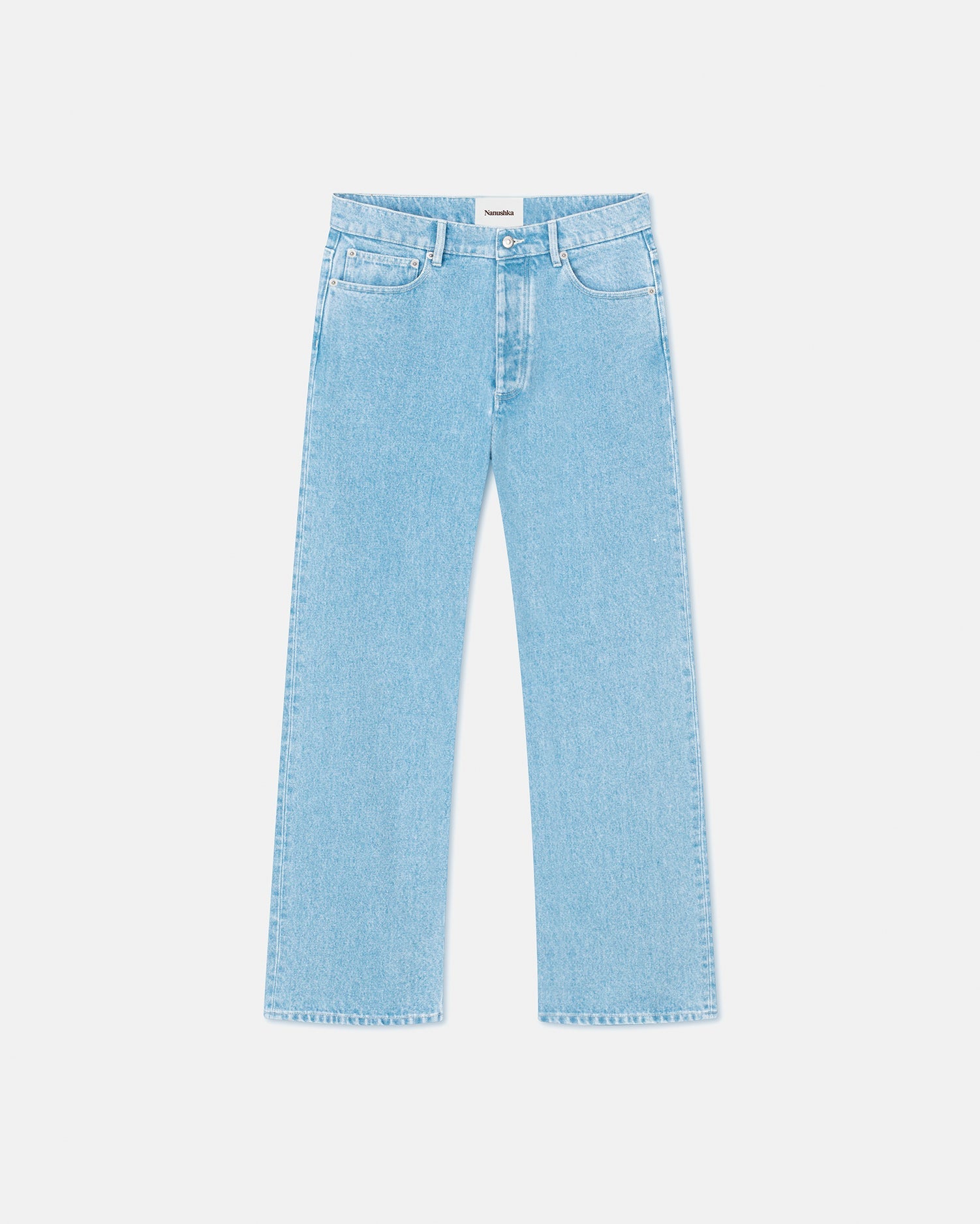 Nanushka Gannon - Straight-Leg Jeans - Eco Light Wash
