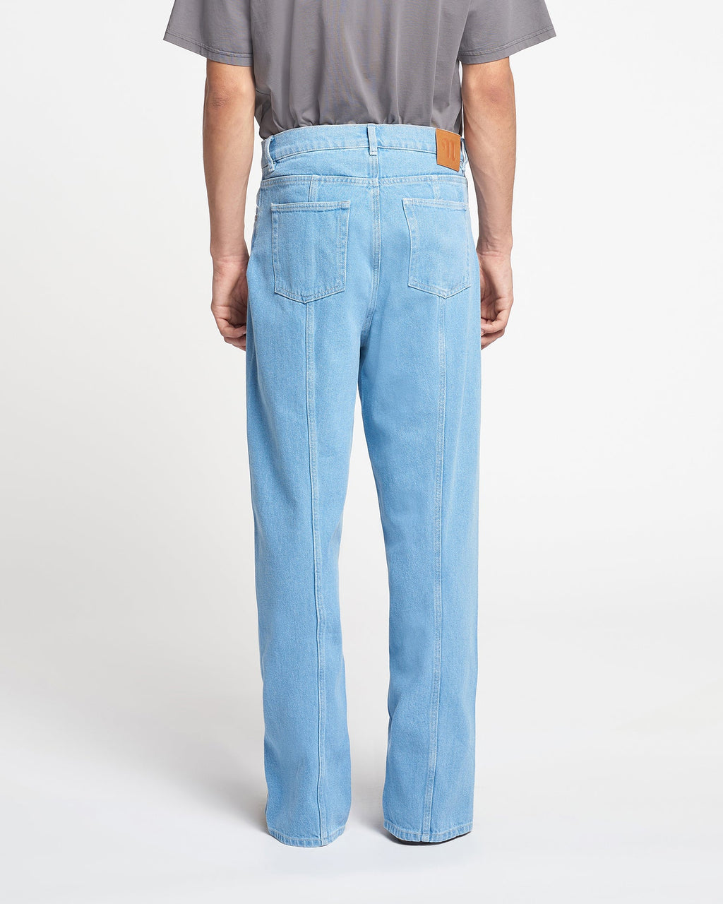 Nanushka Tibes - Split-Hem Jeans - Eco Light Wash