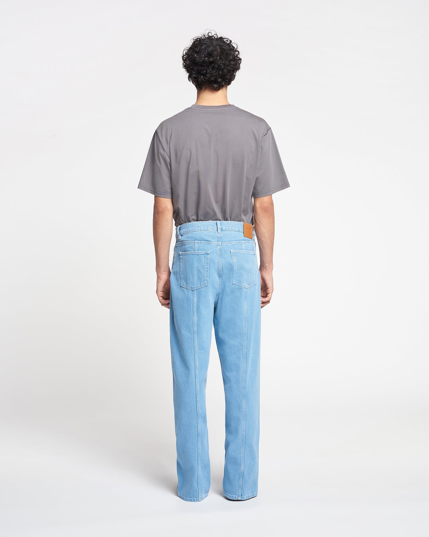 Nanushka Tibes - Split-Hem Jeans - Eco Light Wash