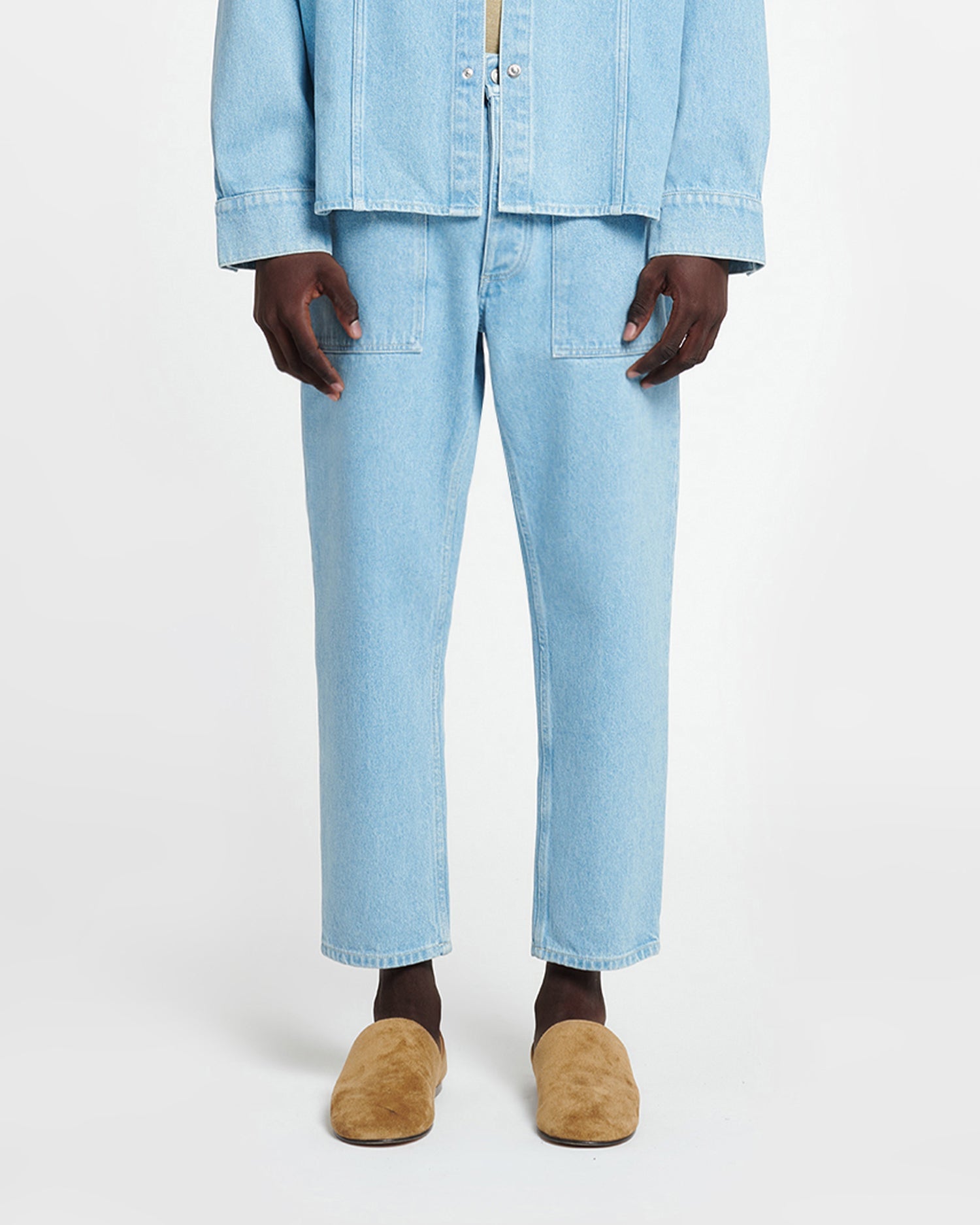 Nanushka Jasper - Workwear Jeans - Eco Light Wash