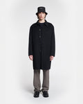 Nanushka Janno - Double Wool Silk Coat - Black