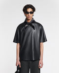 Nanushka Isaac - Okobor™ Alt-Leather T-Shirt - Black