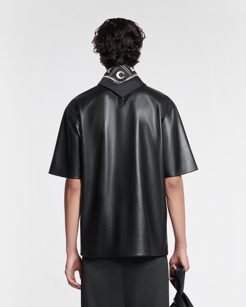 Nanushka Isaac - Okobor™ Alt-Leather T-Shirt - Black