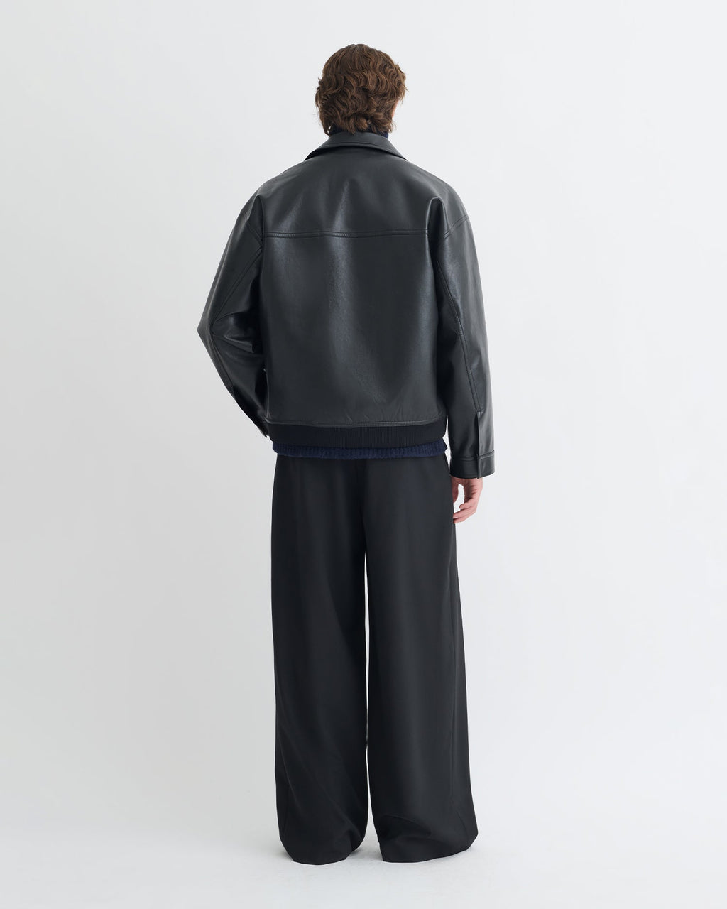 Nanushka Zubin - Regenerated Leather Jacket - Black