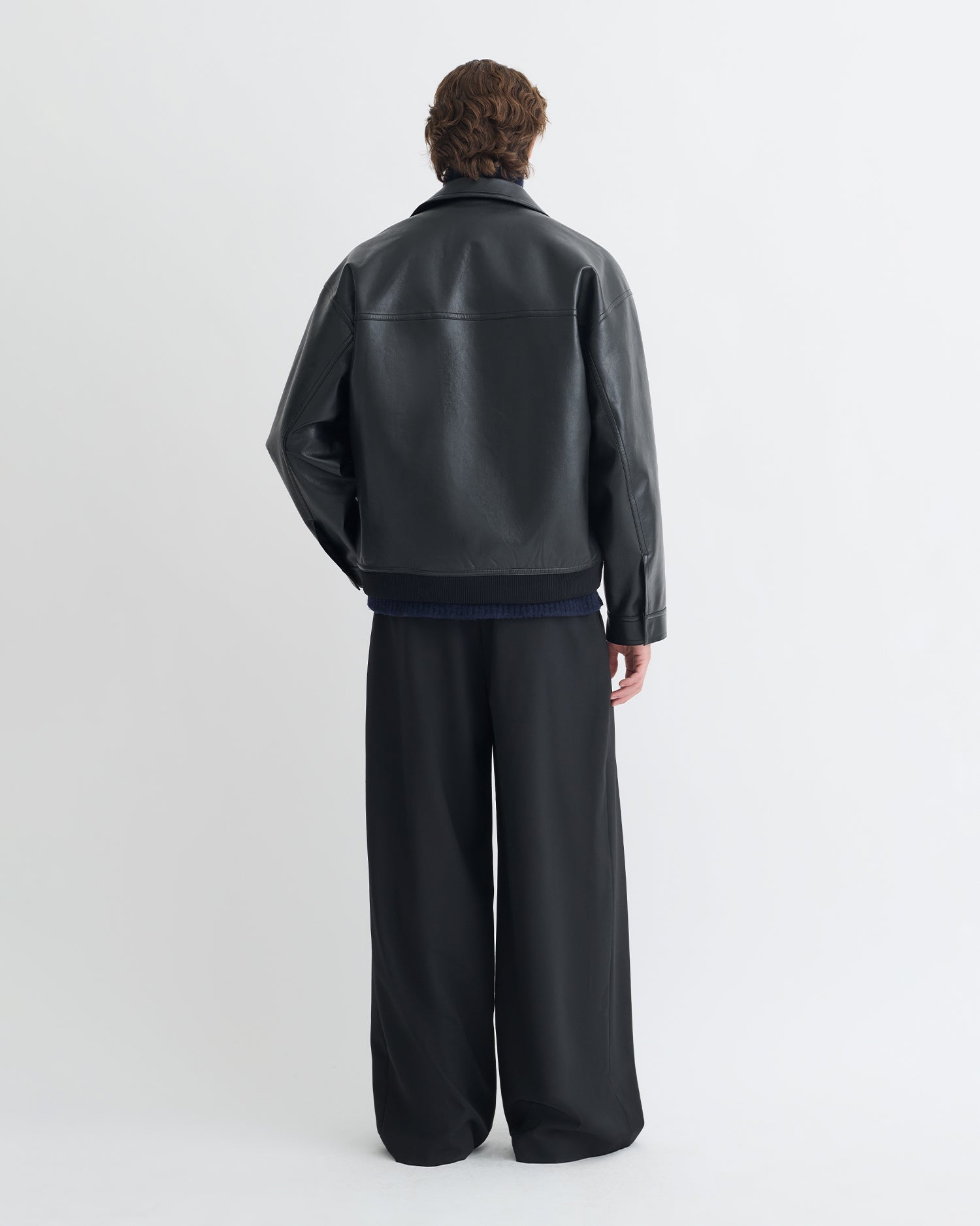 Nanushka Zubin - Regenerated Leather Jacket - Black