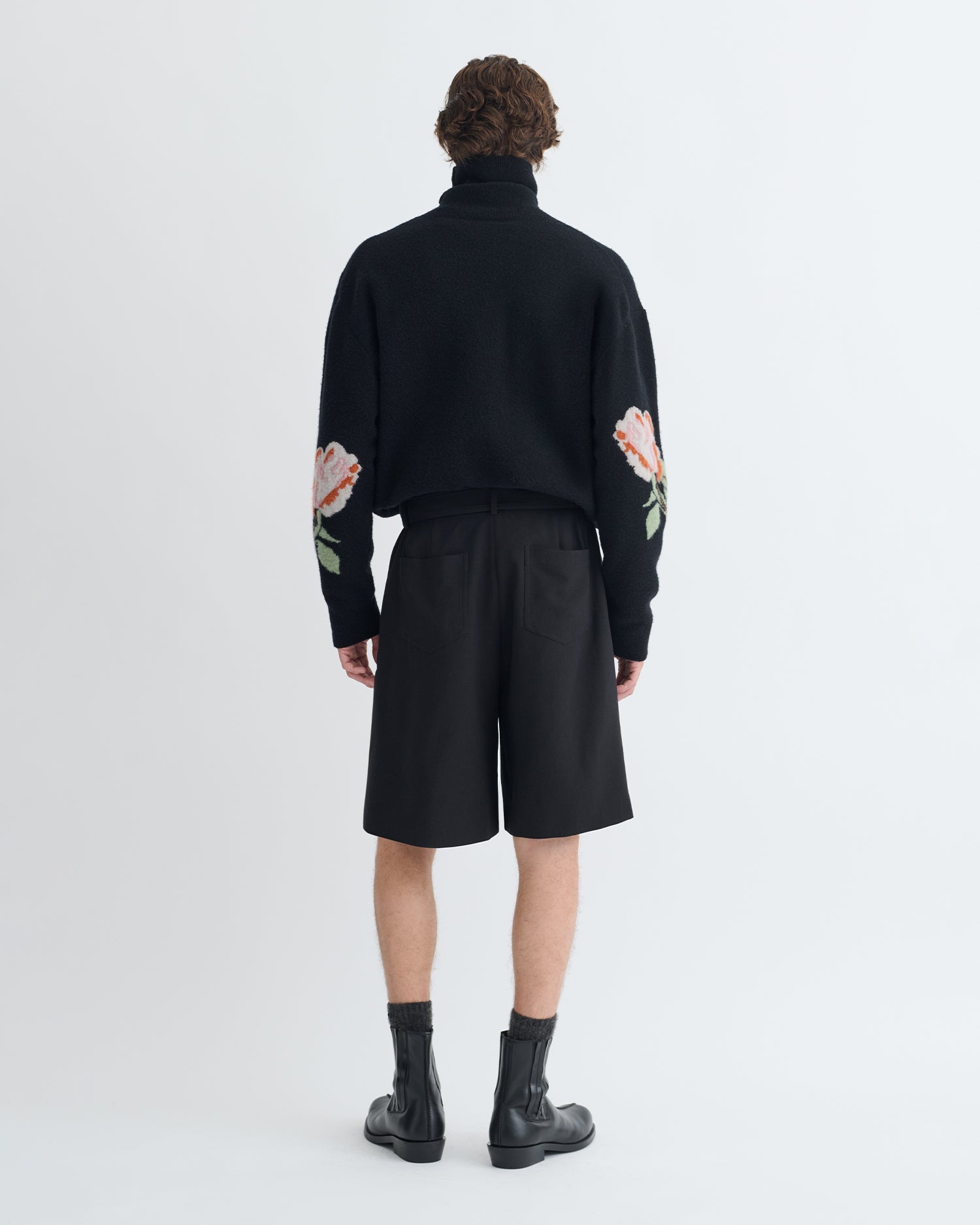 Nanushka Derulo - Tailored Crepe Twill Shorts - Black