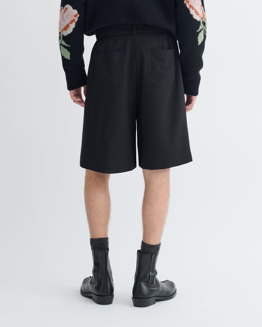 Nanushka Derulo - Tailored Crepe Twill Shorts - Black