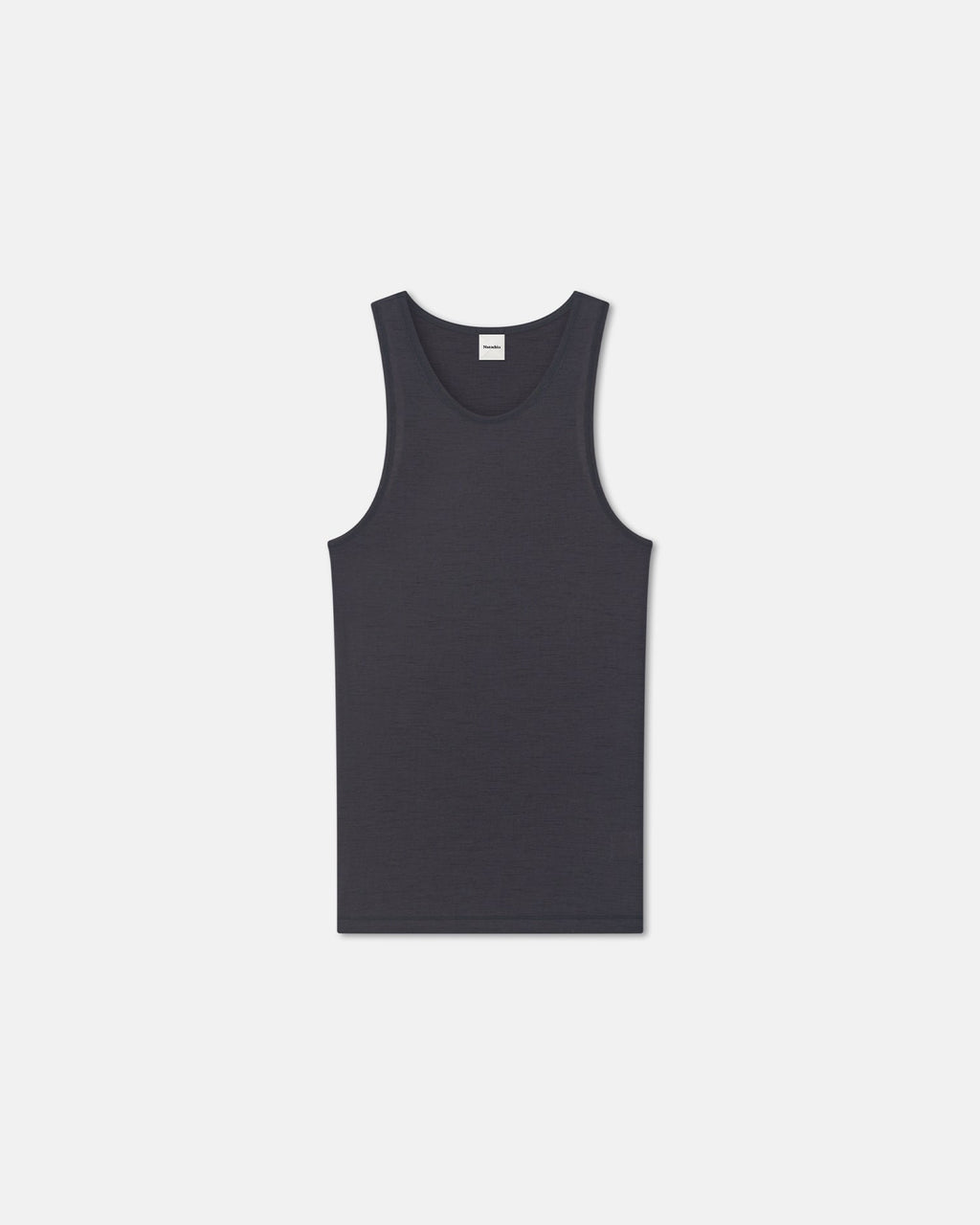 Nanushka Jahi - Melange Wool Jersey Tank Top - Grey Melange
