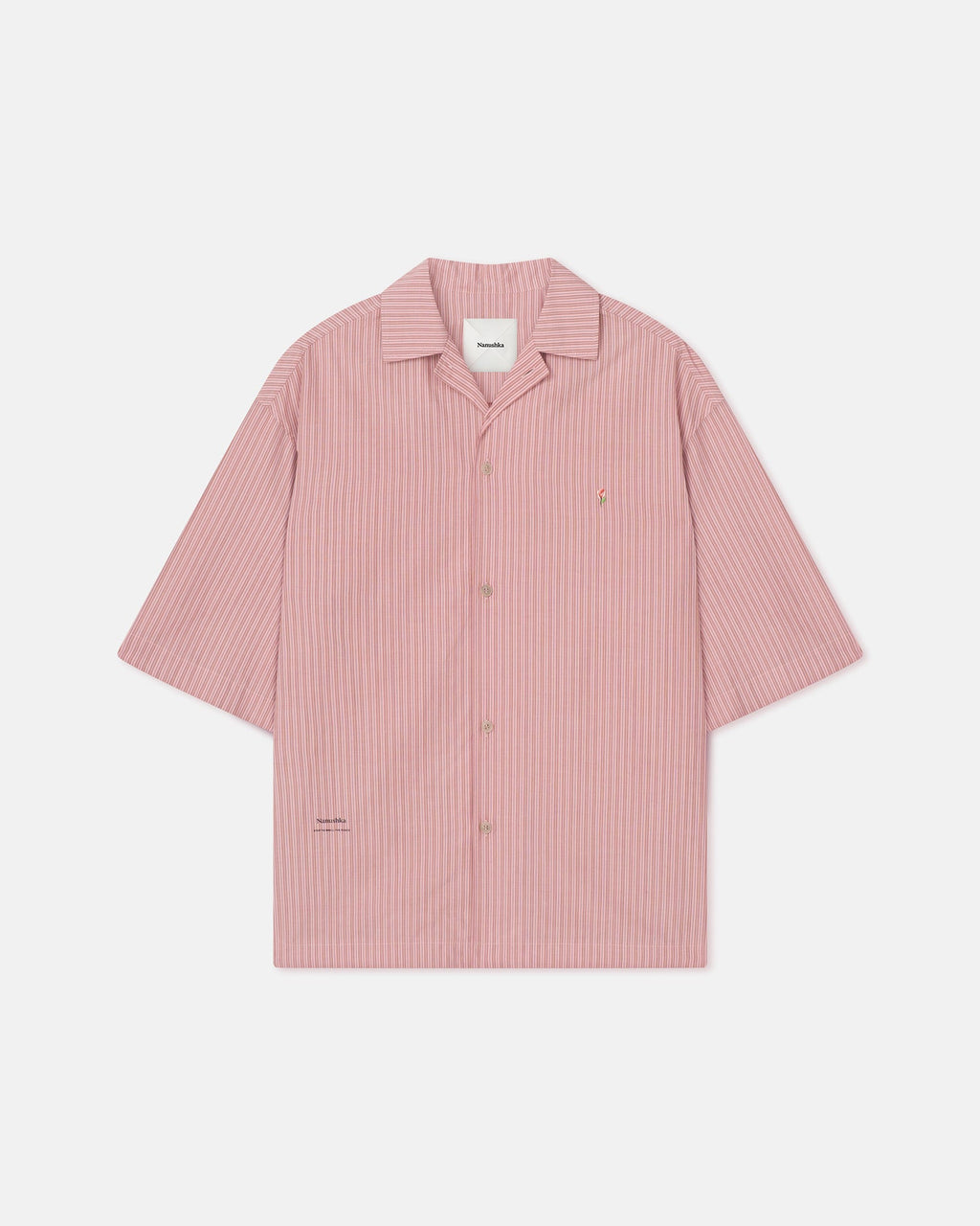 Nanushka Anwel - Striped Shirt - Pink