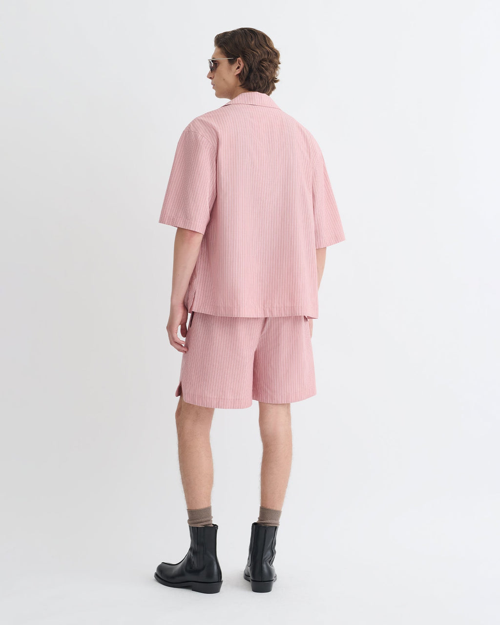 Nanushka Anwel - Striped Shirt - Pink