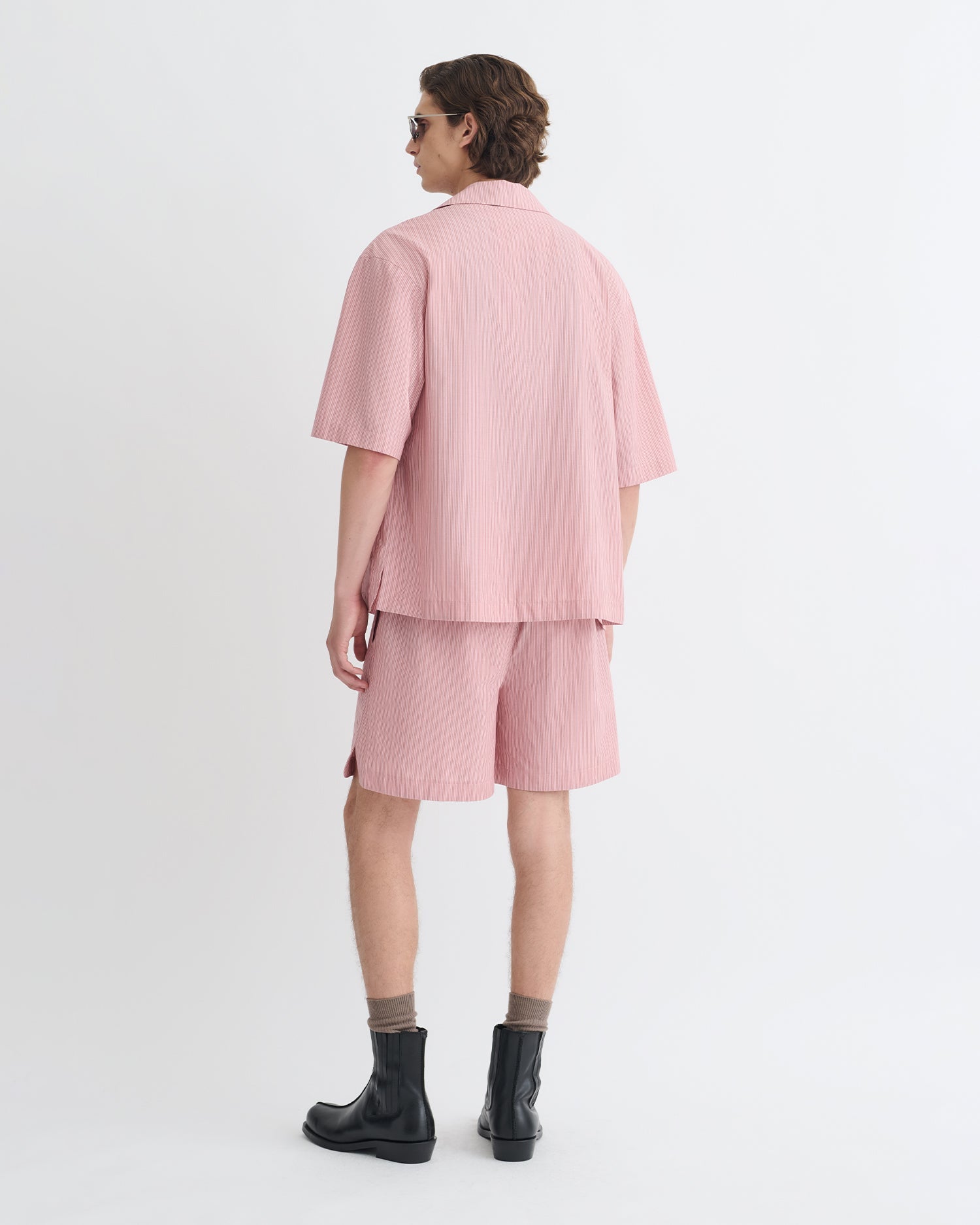 Nanushka Anwel - Striped Shirt - Pink