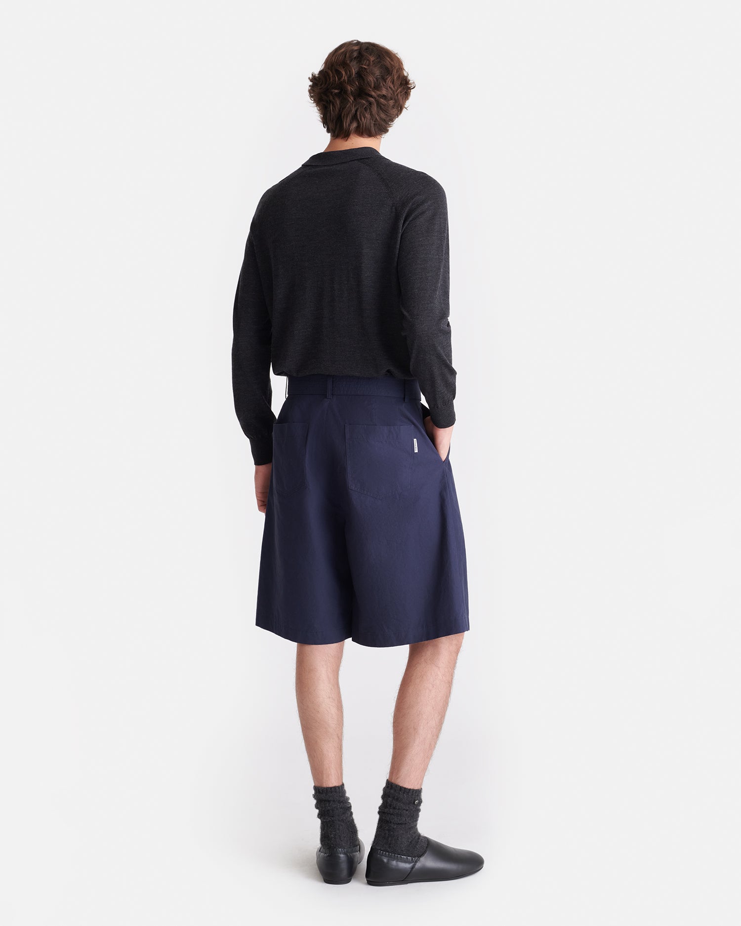 Nanushka Derulo - Tailored Shorts - Navy