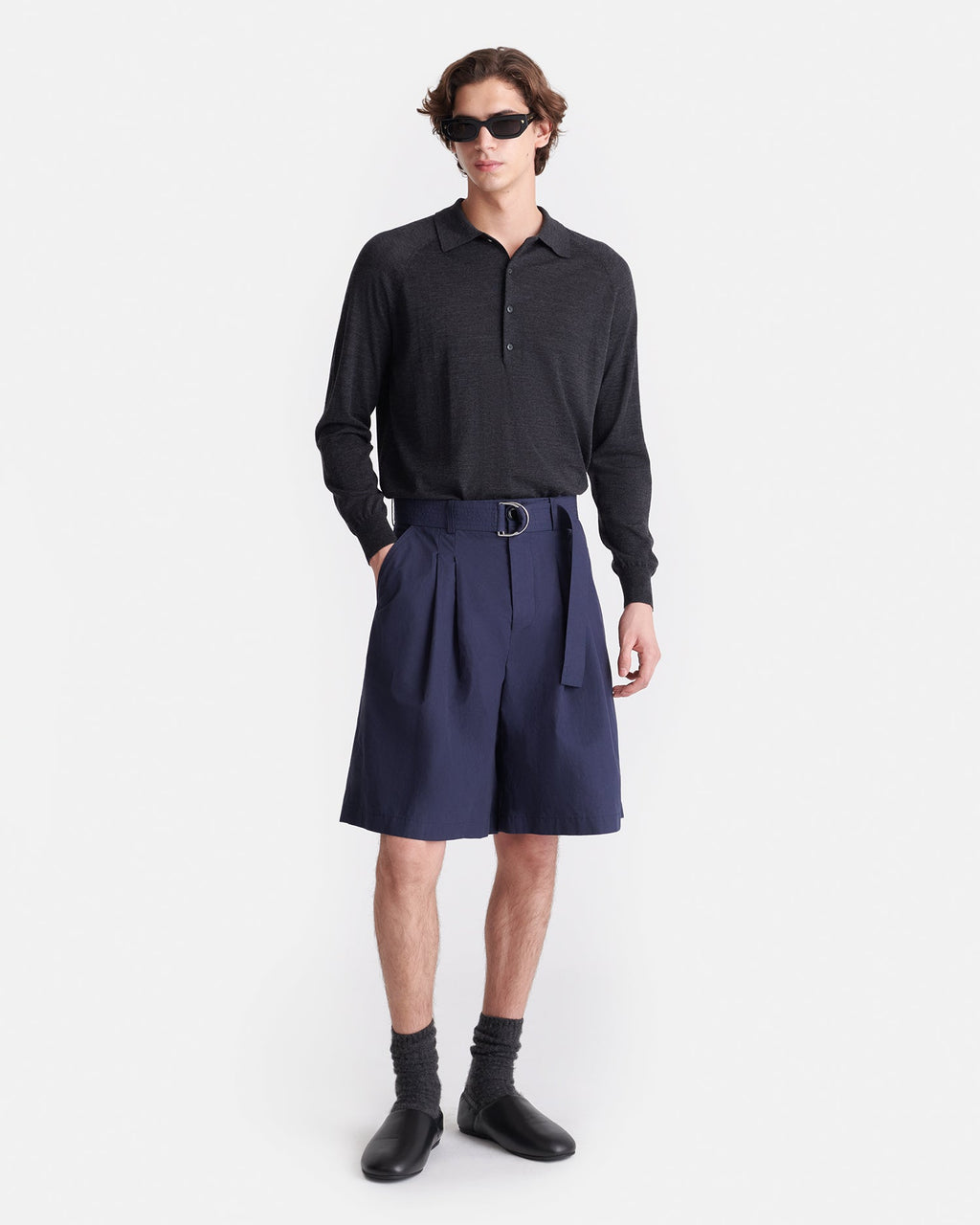 Nanushka Derulo - Tailored Shorts - Navy