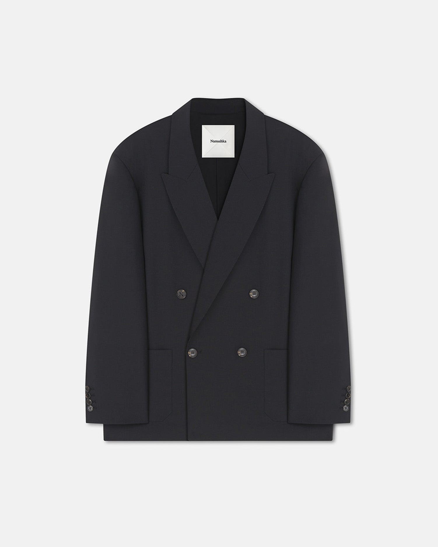 Nanushka Derik - Relaxed Blazer - Black