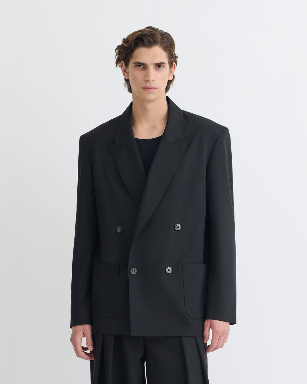 Nanushka Derik - Relaxed Blazer - Black