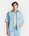 Nanushka Jorge - Denim Shirt - Eco Bleach/Hazel