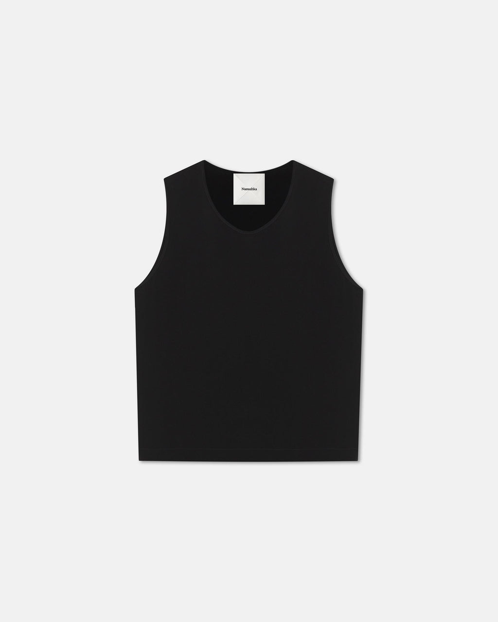 Nanushka Kobee - Georgette Tank Top - Black