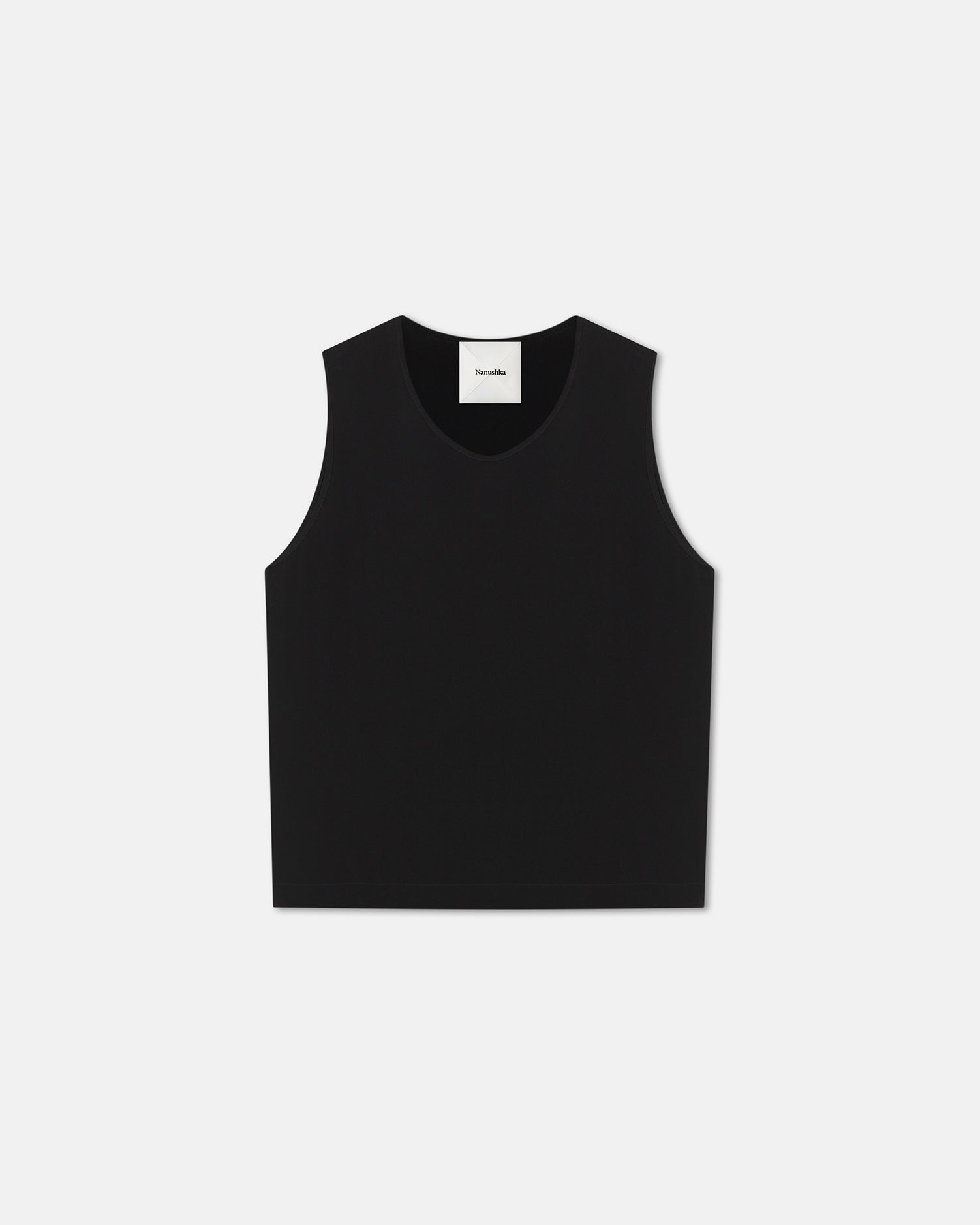 Nanushka Kobee - Georgette Tank Top - Black
