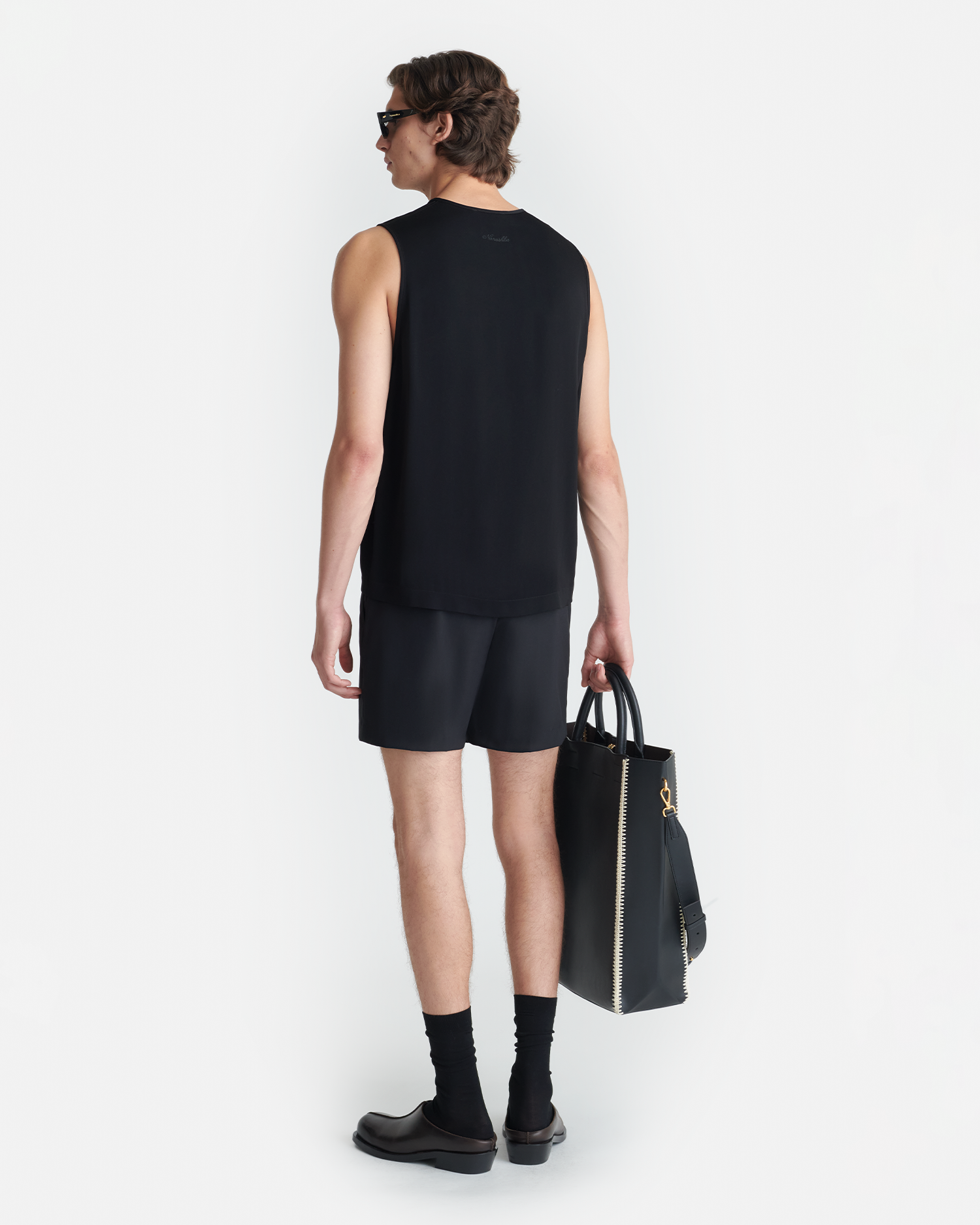 Nanushka Ollie - Belted Shorts - Black