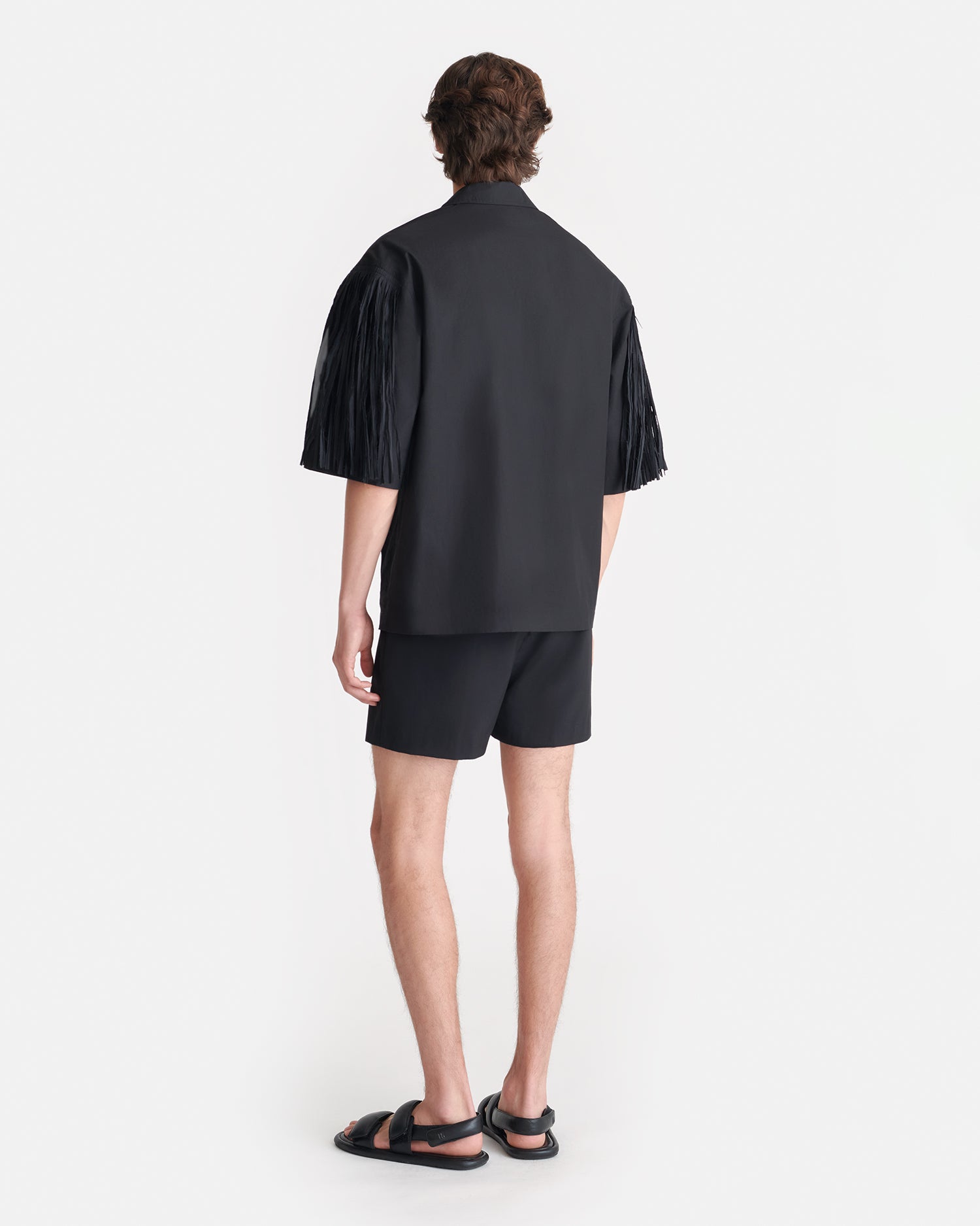Nanushka Ilian - Tech Poplin Shirt - Black