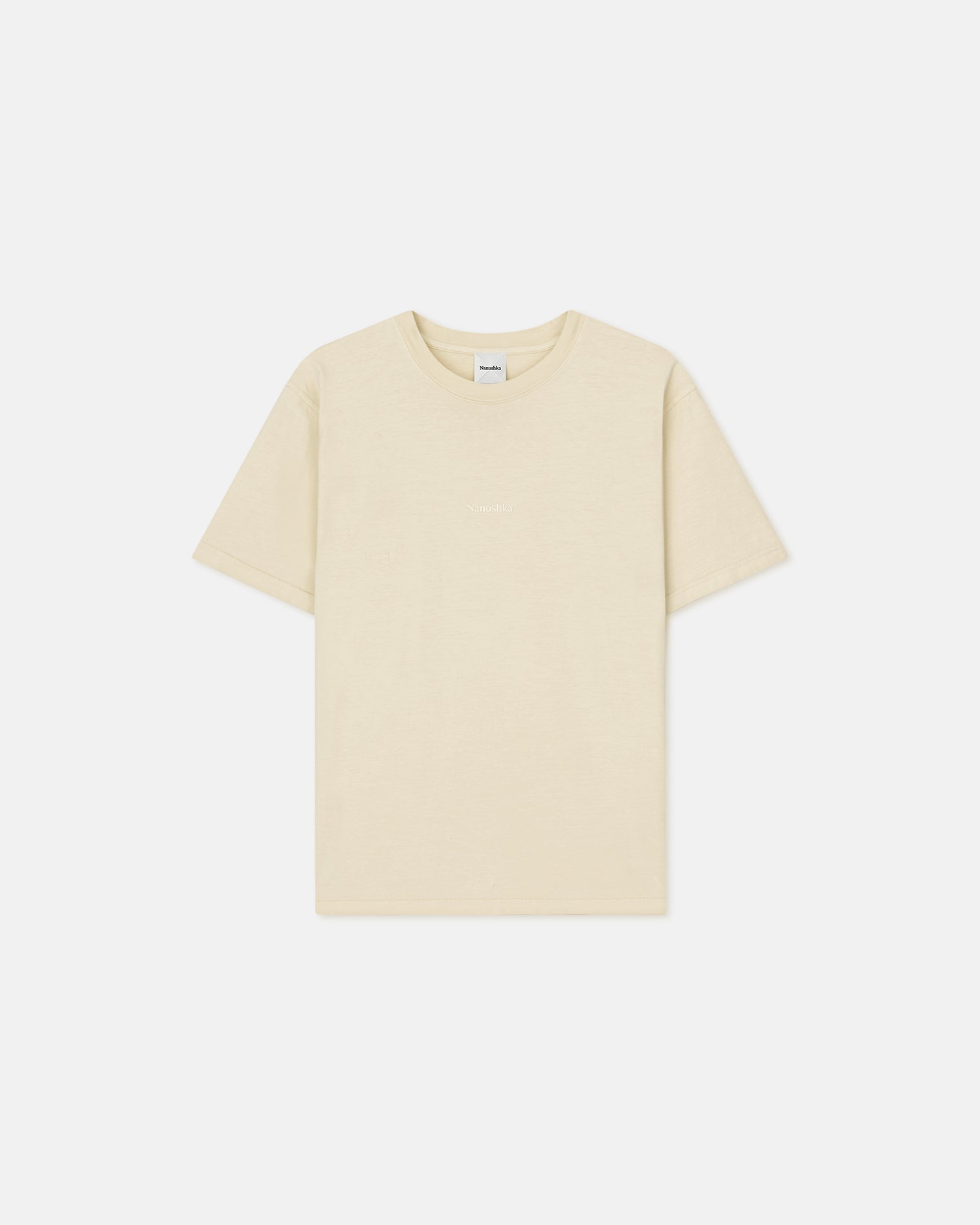 Nanushka Reece - Embroidered Cotton-Jersey T-Shirt - Shell