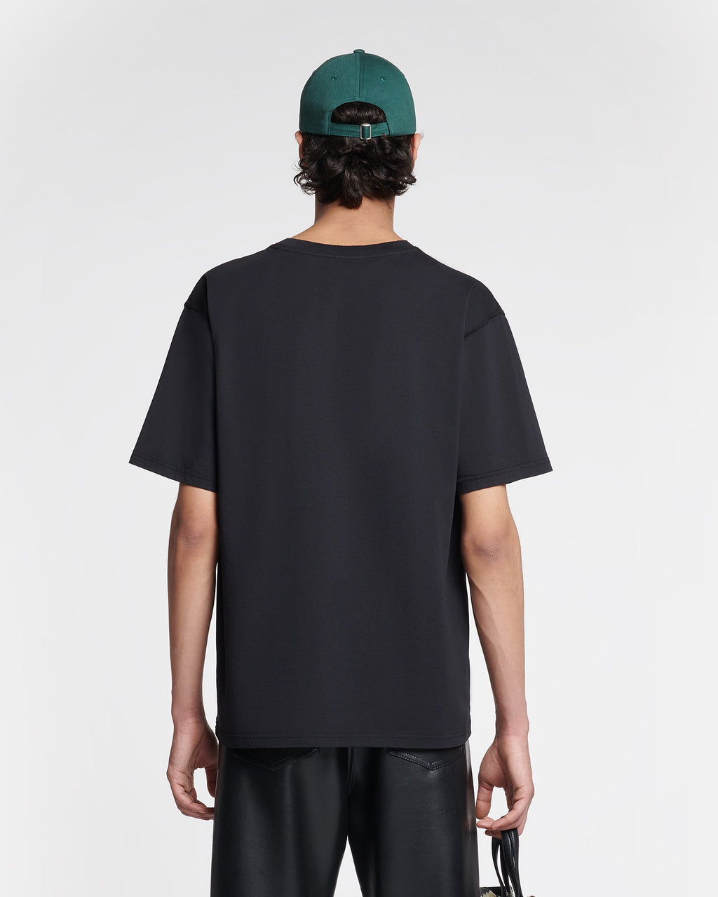 Nanushka Reece - Embroidered Cotton-Jersey T-Shirt - Black