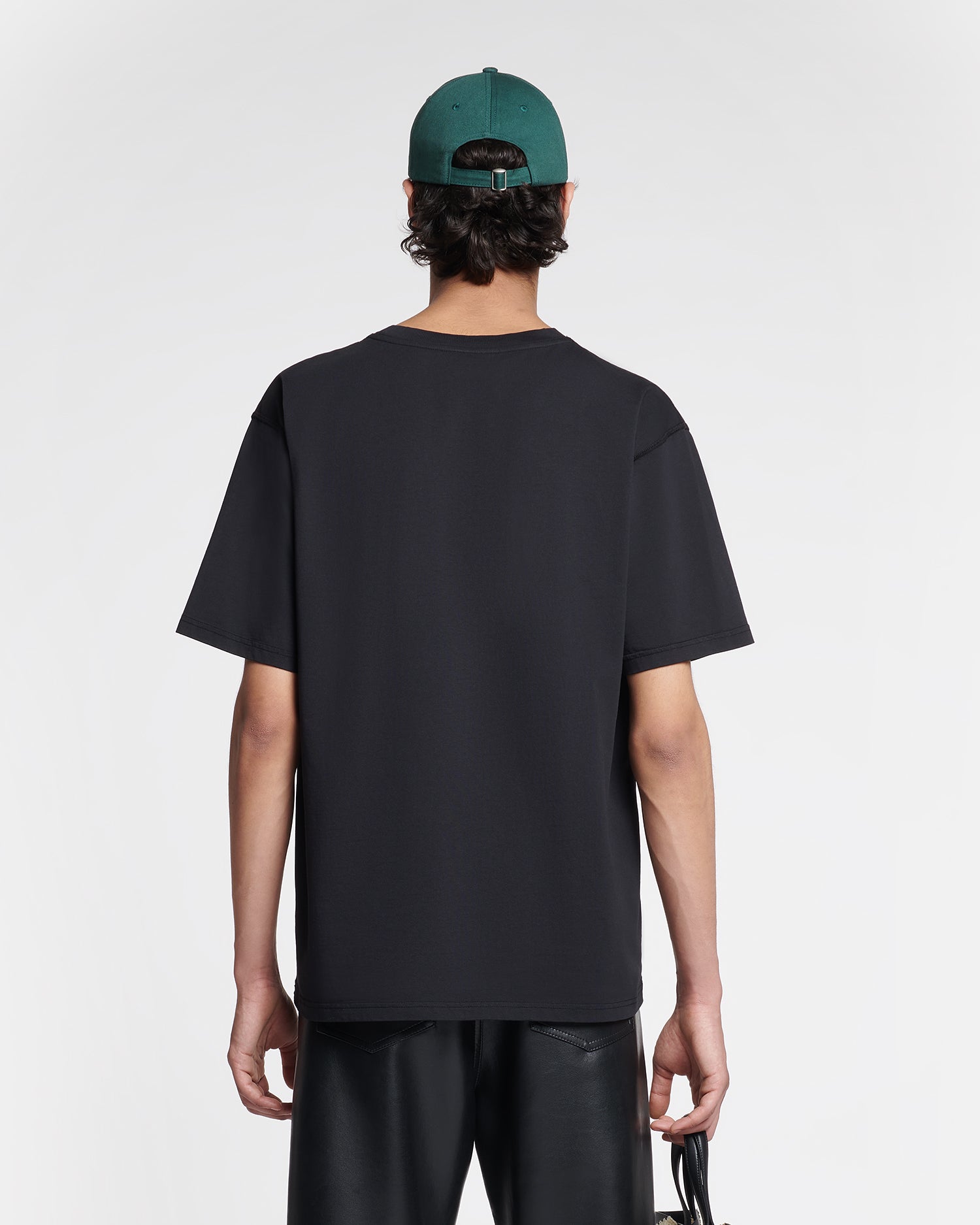 Nanushka Reece - Embroidered Cotton-Jersey T-Shirt - Black