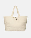 Nanushka Symbol - Quilted Tech-Poplin Tote - Creme