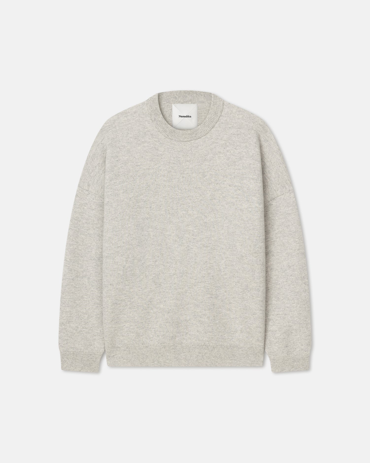 Nanushka Joyann - Plush Cashmere Sweater - Gray