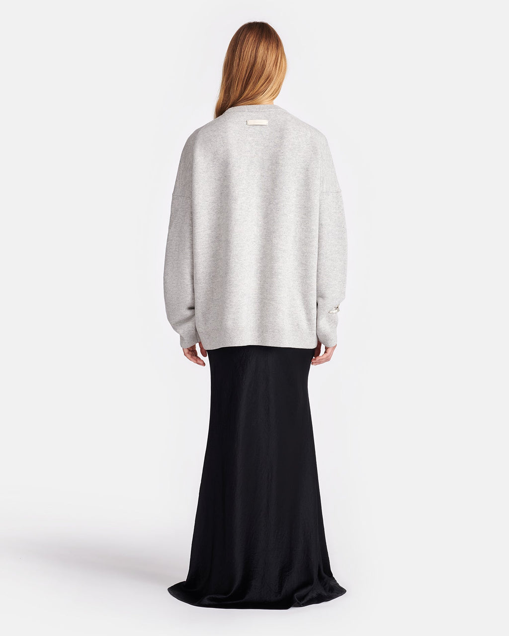 Nanushka Joyann - Plush Cashmere Sweater - Gray
