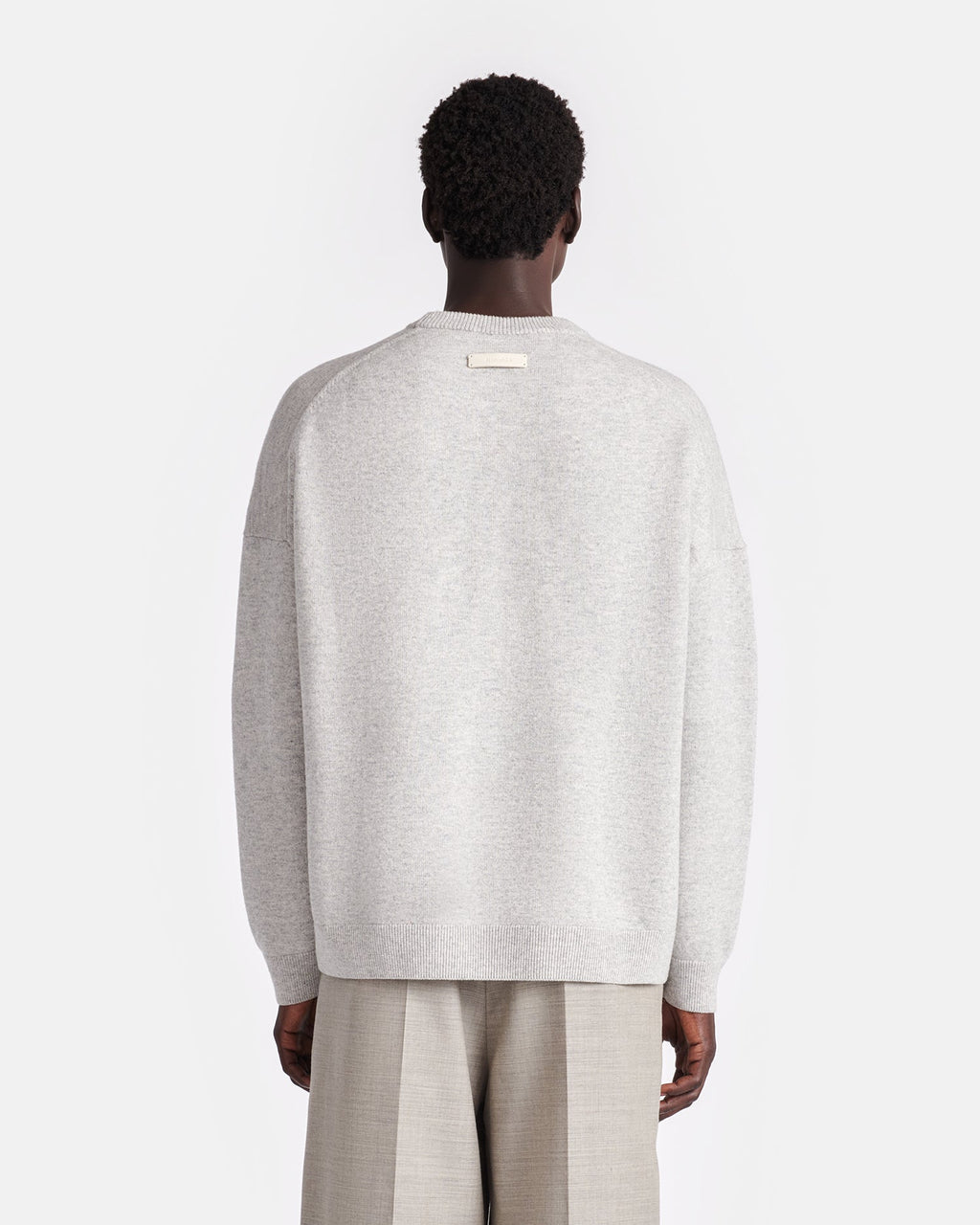 Nanushka Joyann - Plush Cashmere Sweater - Gray